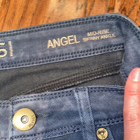 DL1961 denim jeans  Angel mid-rise skinny ankle 25​​ - Picture 4 of 10